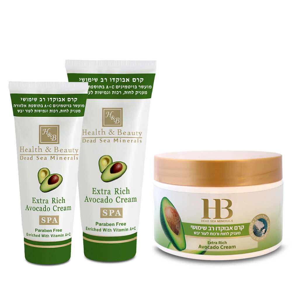 קרם אבוקדו רב שימושי הזנה מושלמת לעור | קרם גוף