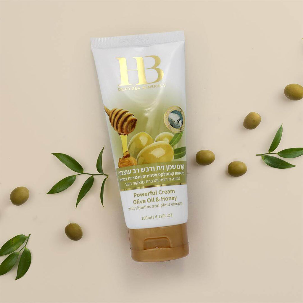 קרם שמן זית ודבש רב עוצמה 180ml | קרם גוף