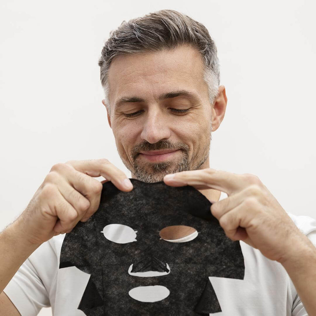 מסכת בד אנטי לגבר אייג'ינג 5 ב-1| מסכת פנים