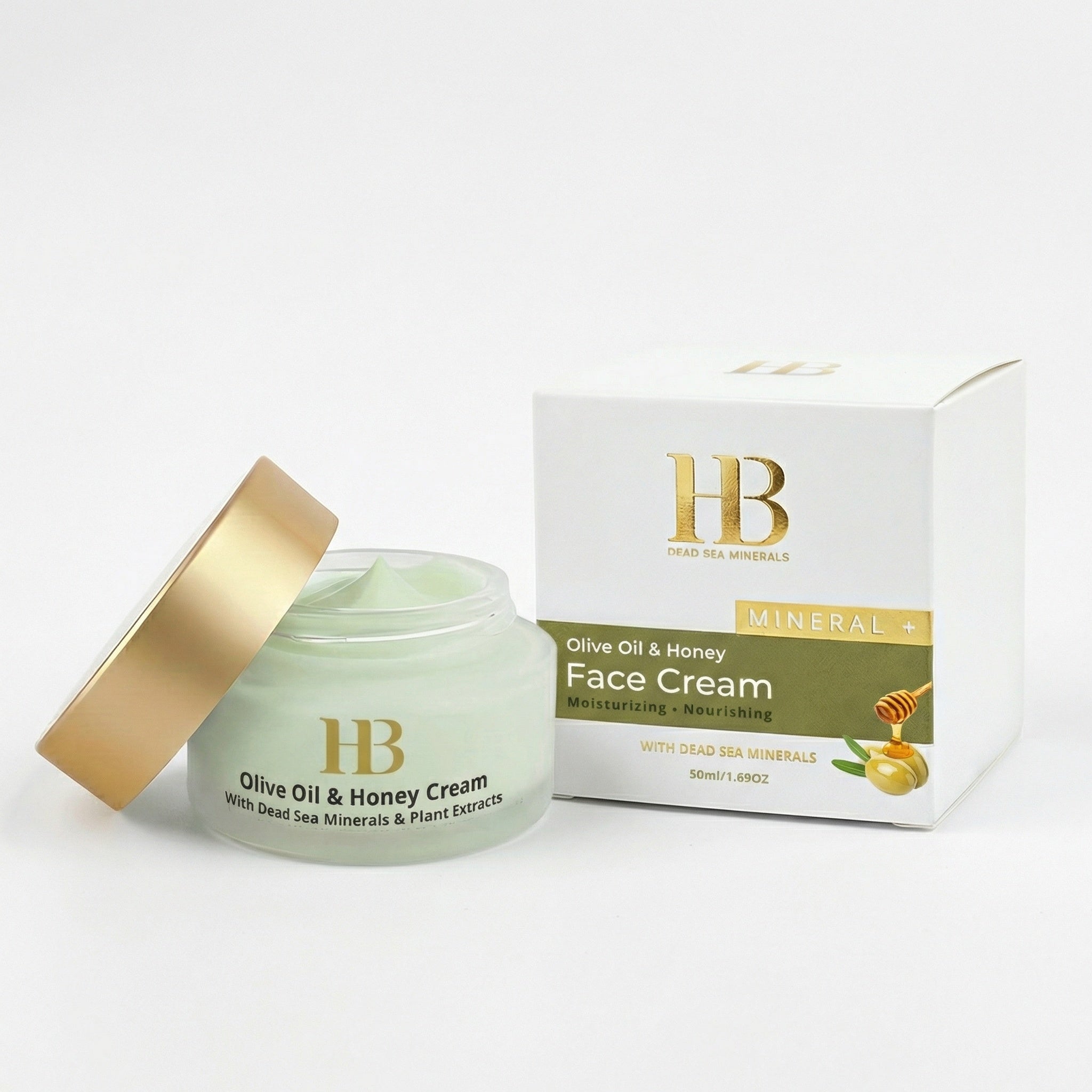 קרם לחות מועשר בשמן זית ודבש