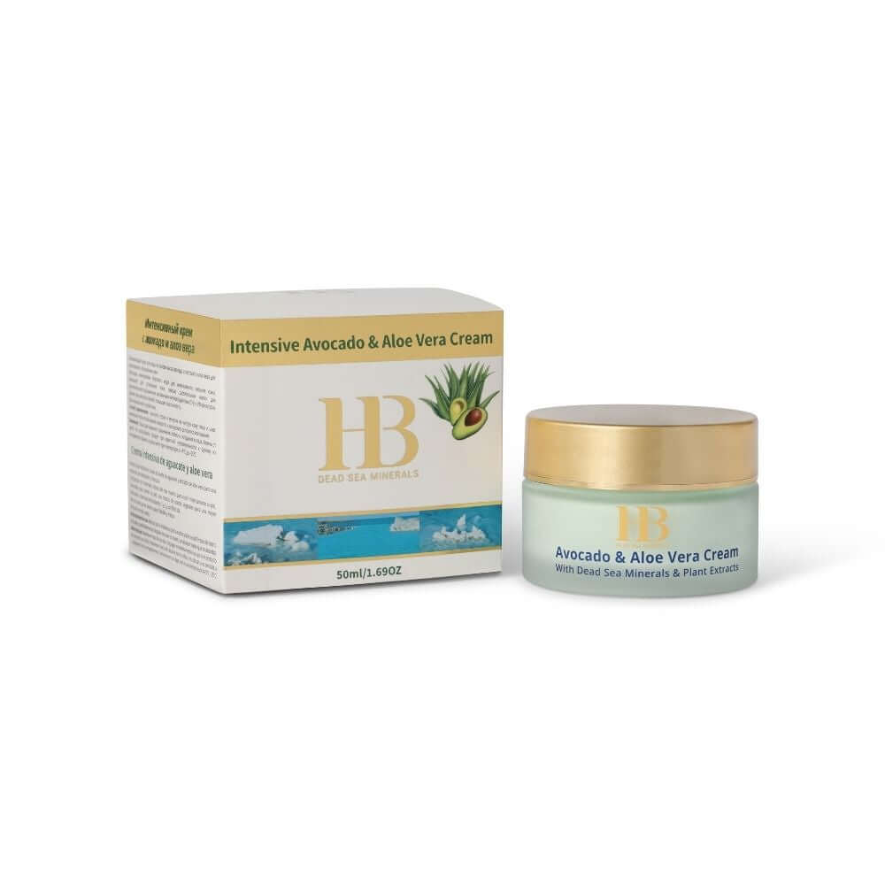 קרם לחות אינטנסיבי אבוקדו ואלוורה | קרם פנים