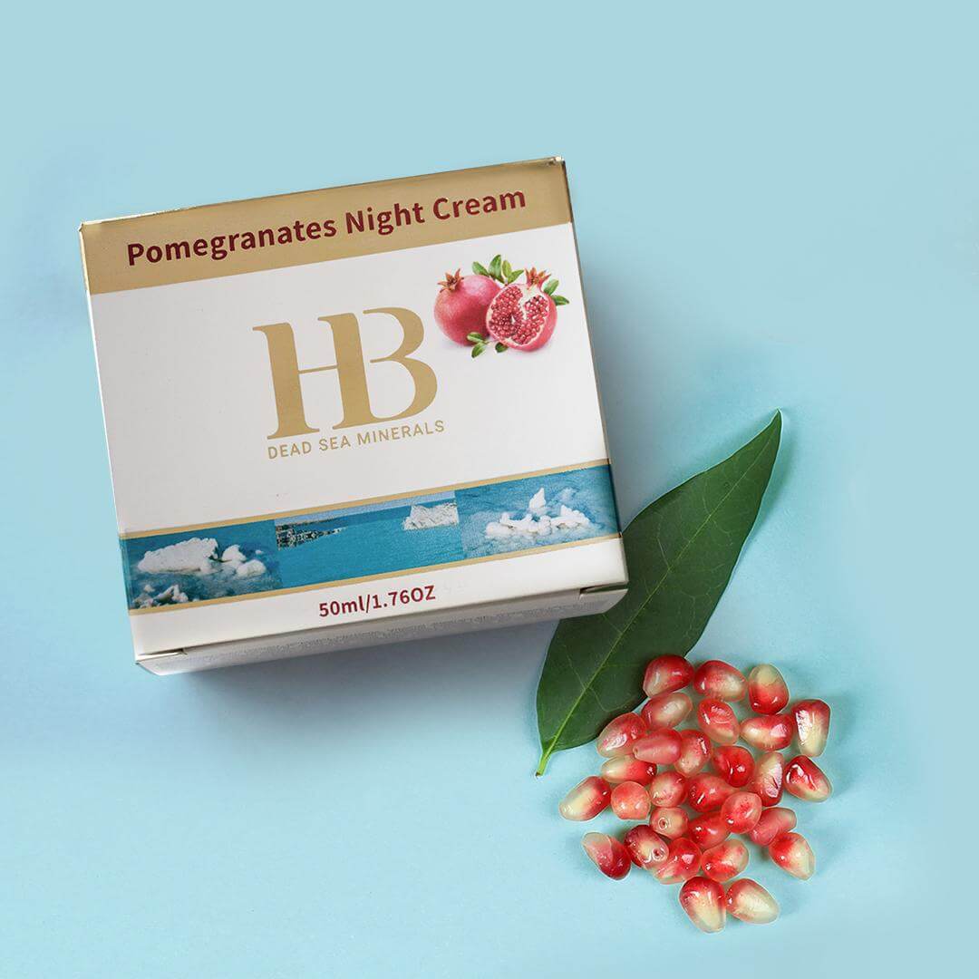 קרם לילה רימונים למיצוק העור | קרם לילה