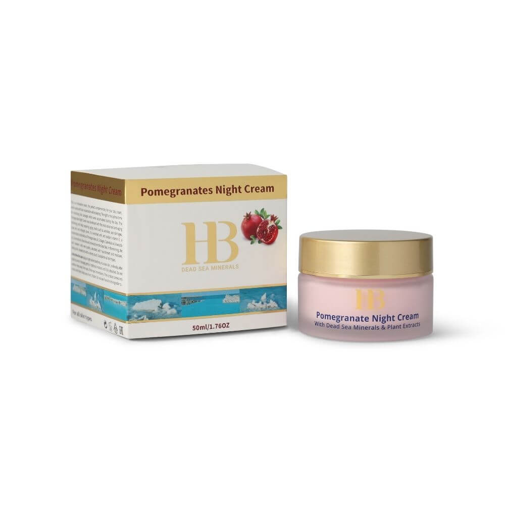 קרם לילה רימונים למיצוק העור | קרם לילה