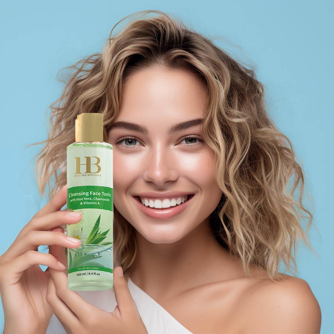 מי פנים מרעננים מועשרים באלוורה, קמומיל וויטמין A | ניקוי פנים