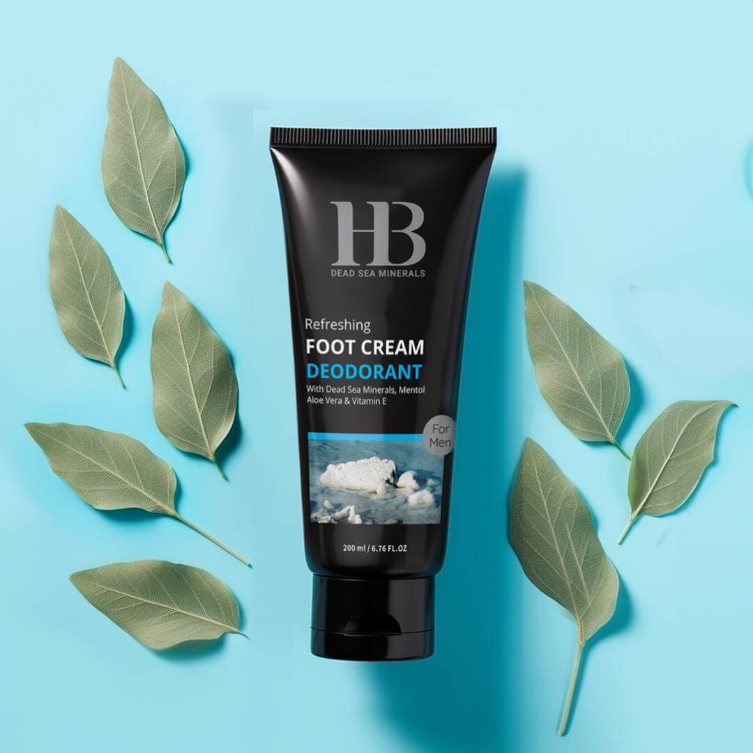 קרם דאודורנט מרגיע לכף הרגל לגבר | דיאודורנט