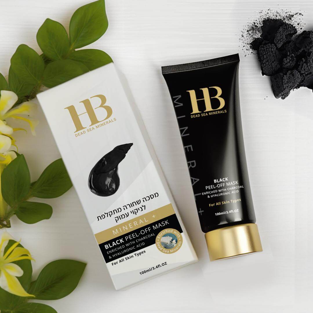 מסכה פחם שחורה מתקלפת לניקוי עמוק | מסכת פנים