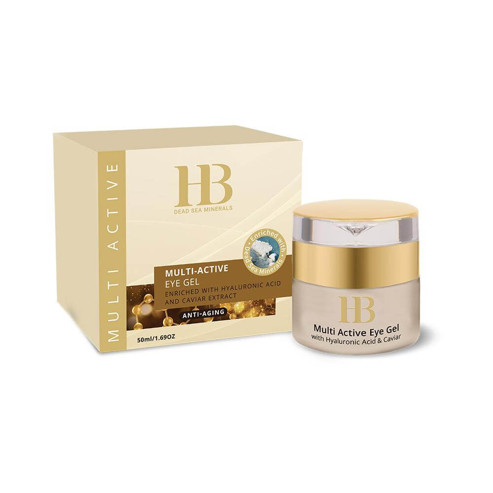 ג'ל עיניים אקטיבי חומצה היאלורונית ותמצית קוויאר | קרם עיניים