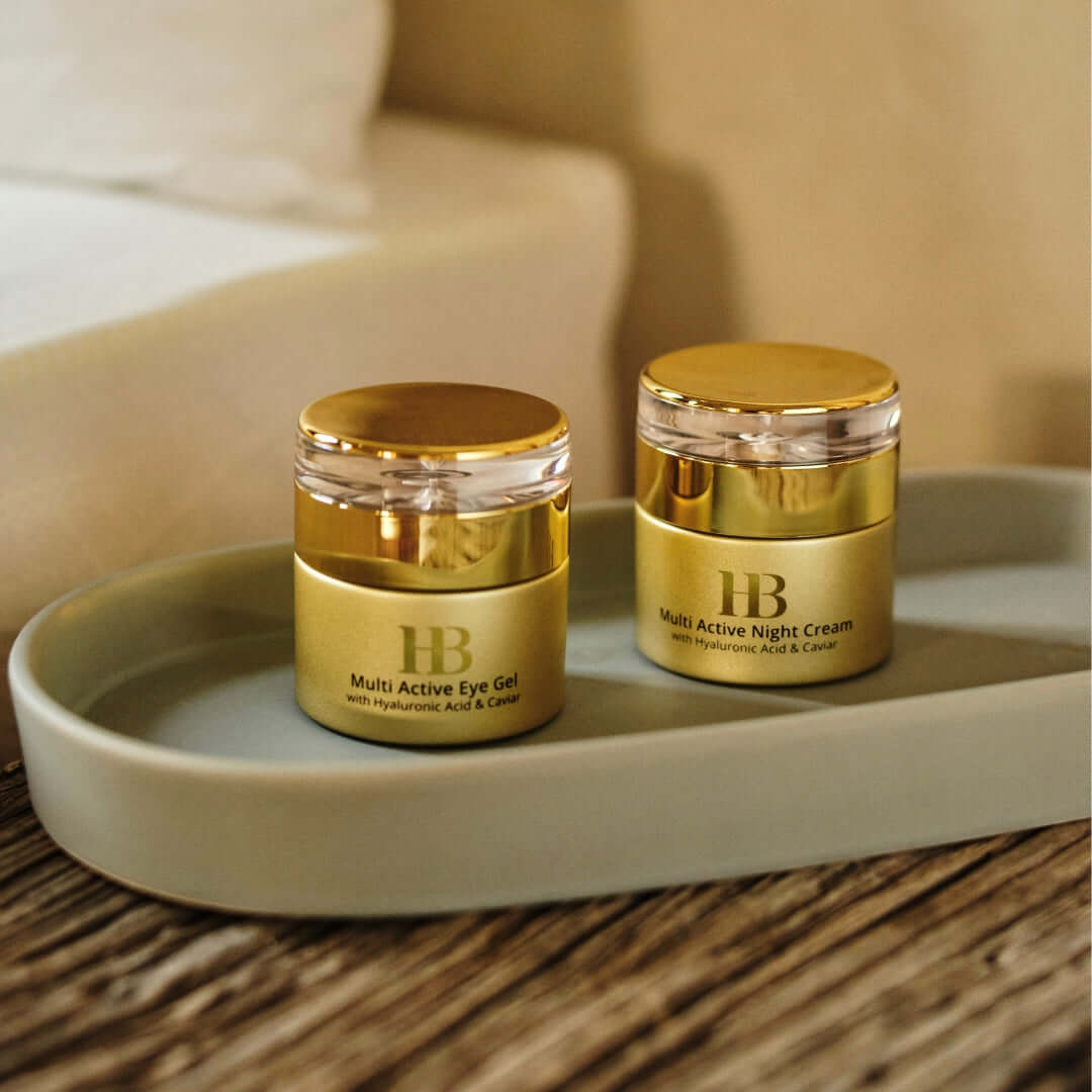 קרם לילה אקטיבי חומצה היאלורונית ותמצית קוויאר | קרם לילה