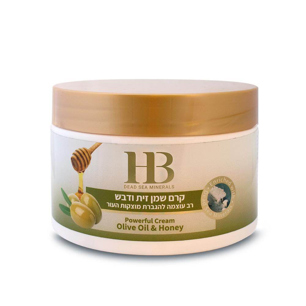 קרם שמן זית ודבש רב עוצמה 350ml | קרם גוף