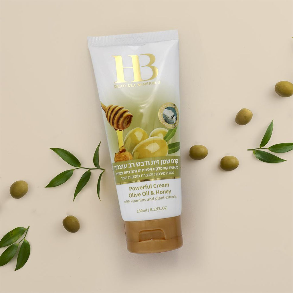קרם שמן זית ודבש רב עוצמה 180ml