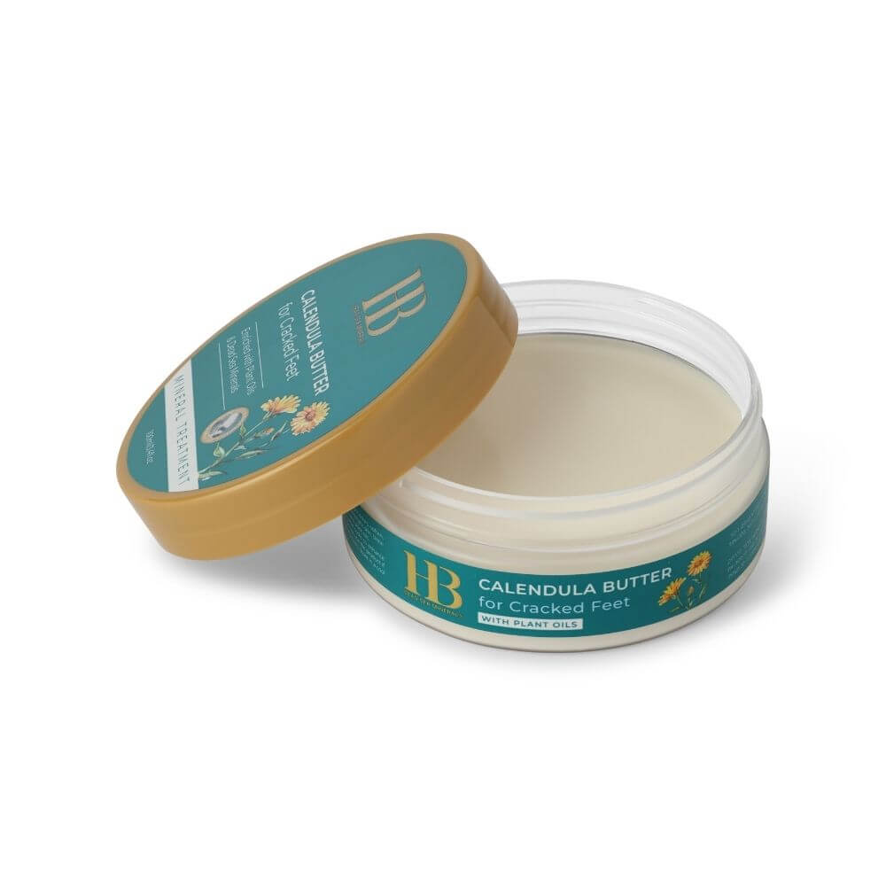 חמאת קלנדולה לרגליים סדוקות | קרם רגליים