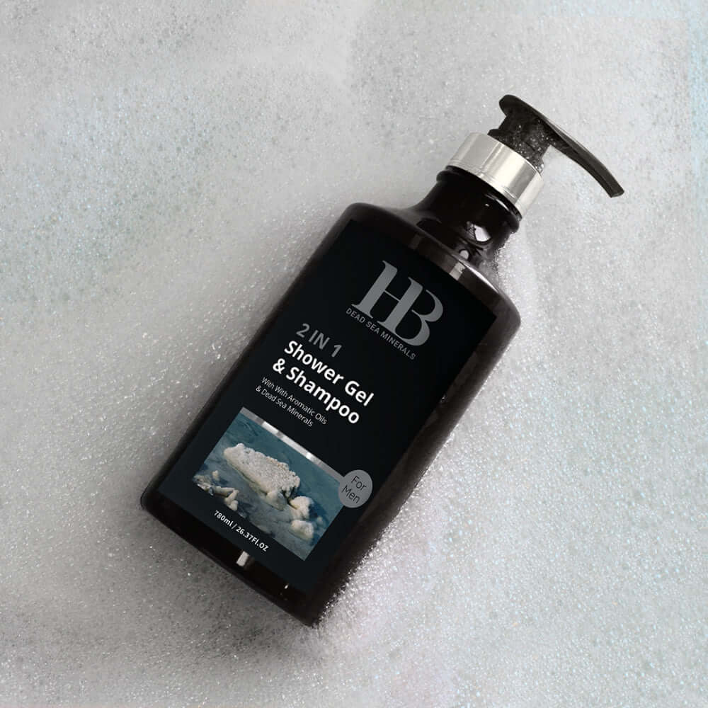 ג'ל רחצה ושמפו לגבר | שמפו וג'ל רחצה