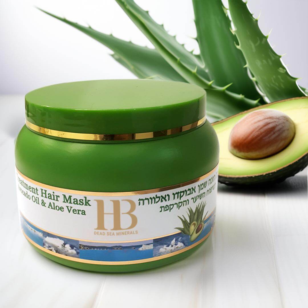מסכה לשיער שמן אבוקדו ותמצית אלוורה | מסכה לשיער