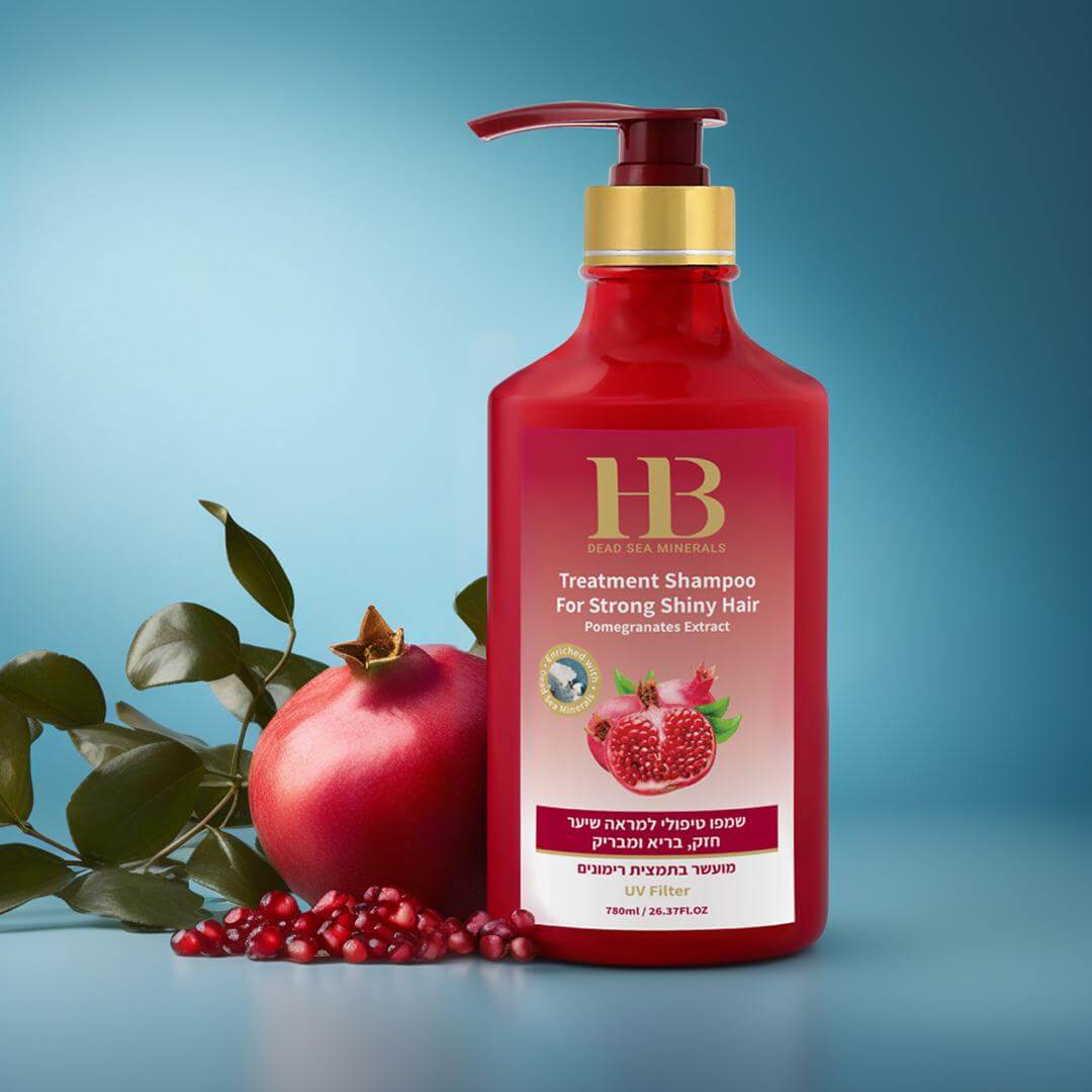 שמפו טיפולי מועשר בתמצית רימונים 780ml | שמפו