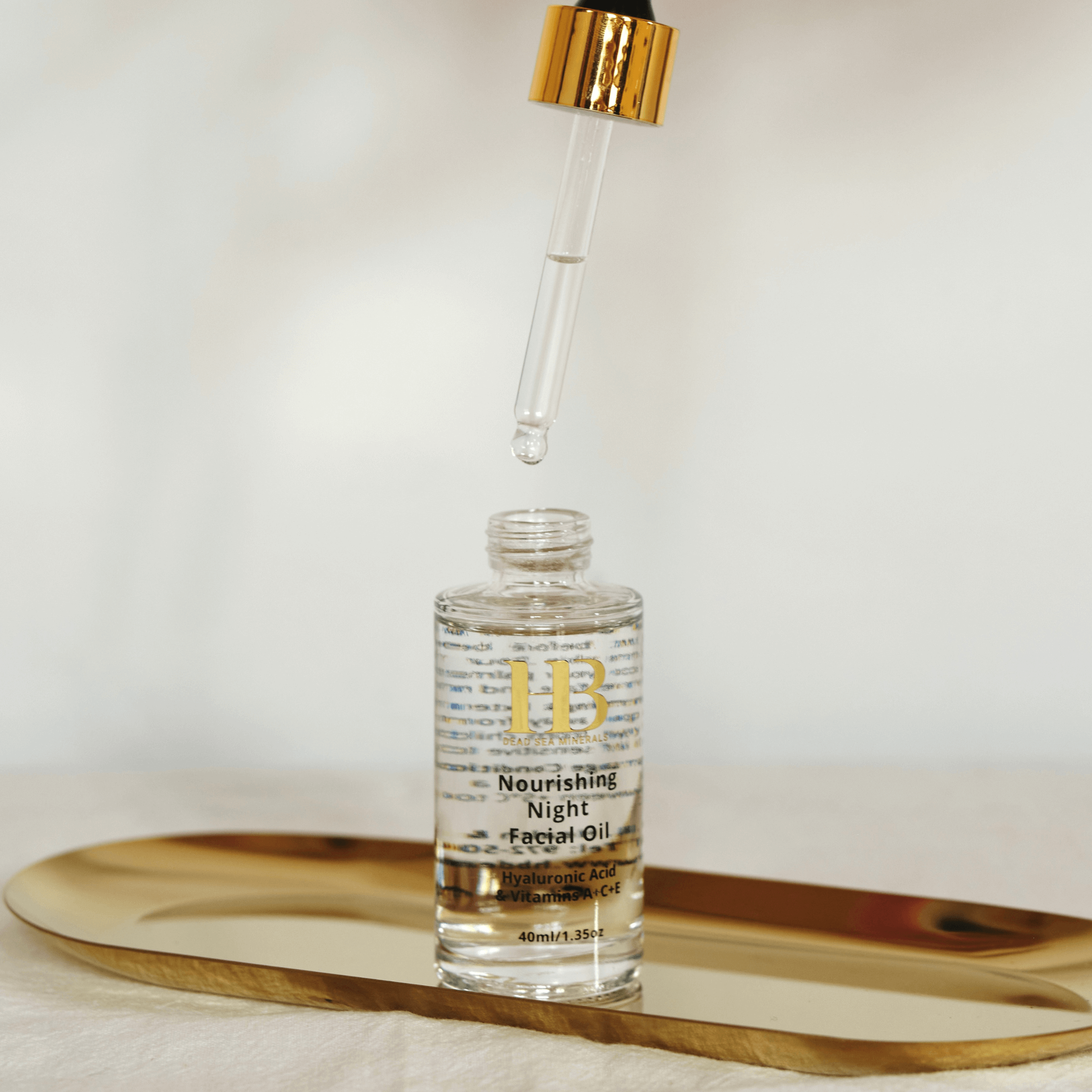 שמן הזנה ללילה לטיפוח הפנים וטיפול בקמטים | סרום לפנים