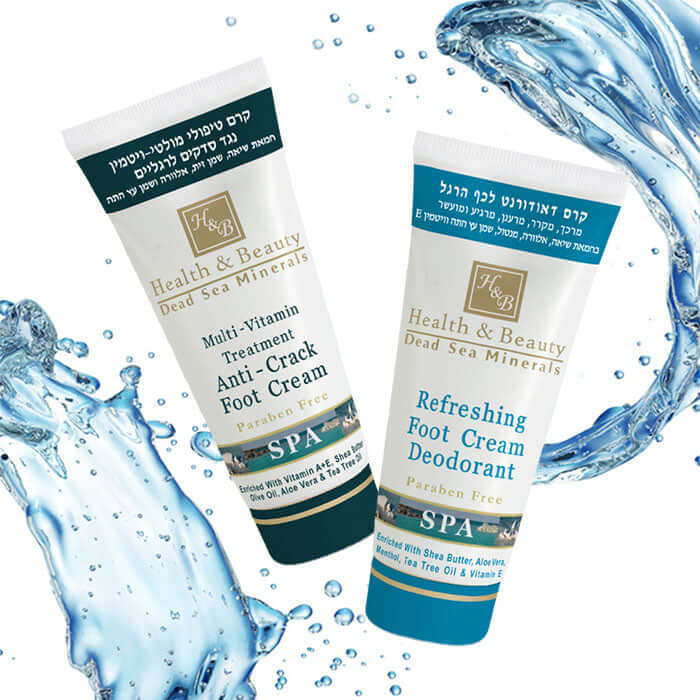 קרם טיפולי מולטי ויטמין נגד סדקים ברגליים 100ml | קרם רגליים