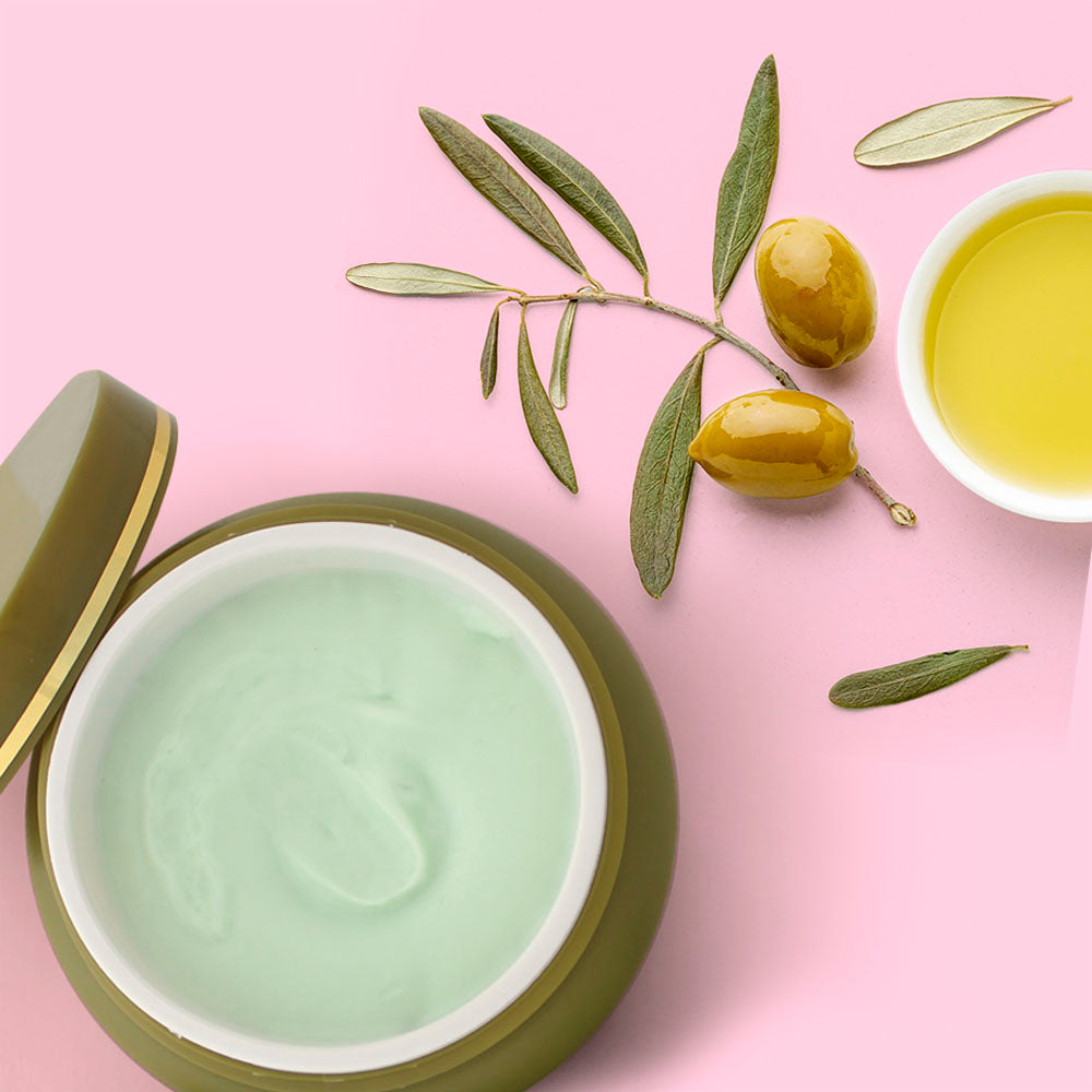 מסכת בריאות שמן זית ודבש לשיער צבוע ויבש | מסכה לשיער