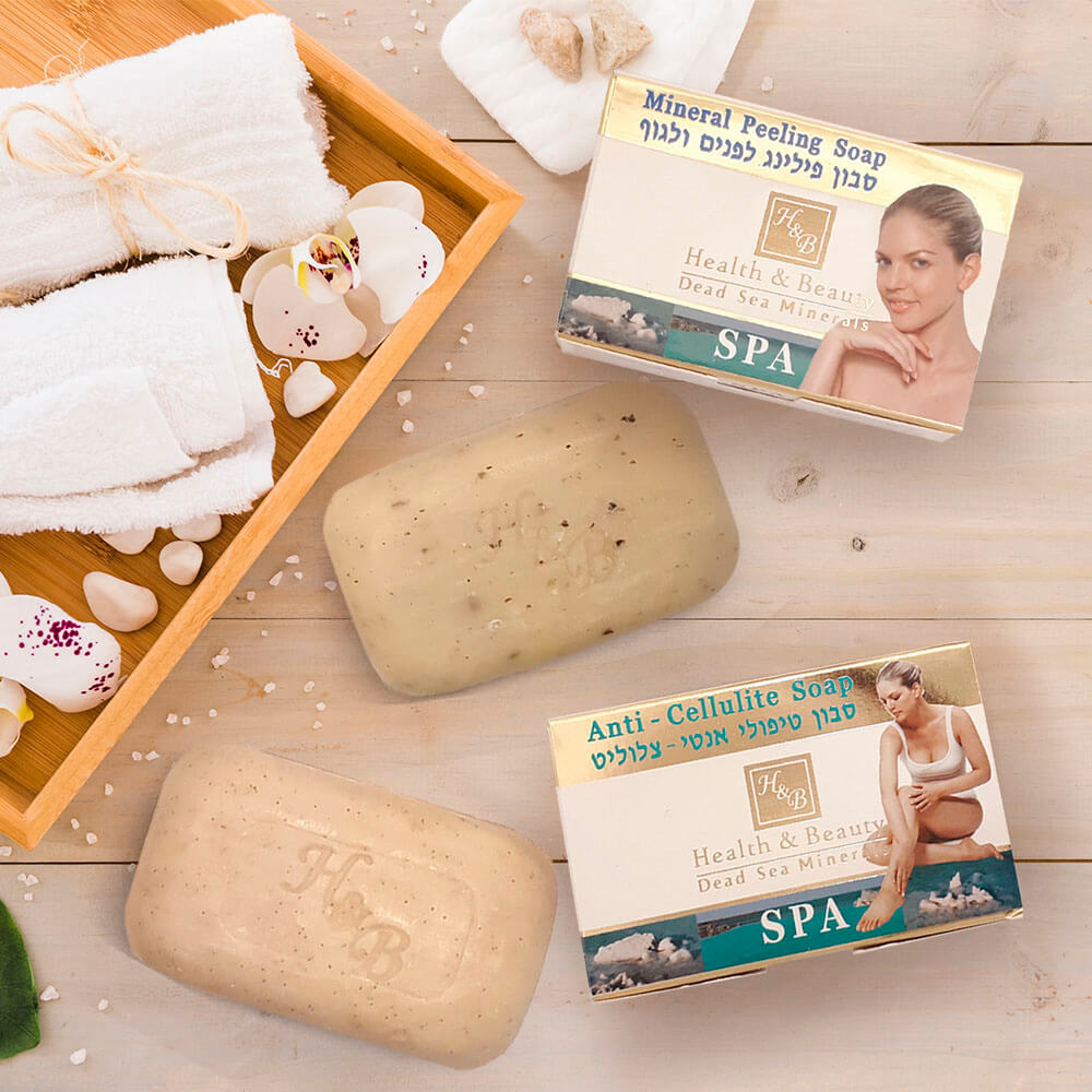 סבון פילינג טבעי לפנים ולגוף לניקוי יסוד | סבון גוף