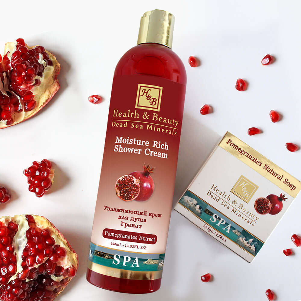 אל סבון לחות נוזלי רימונים לשמירה על בריאות העור 780ml | ג'ל רחצה